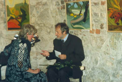 Anna Staniszewska i prof. P.T. Szafer