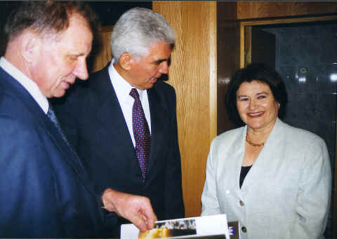 Podczas inauguracji Konsulatu Honorowego RP w La Serenie.