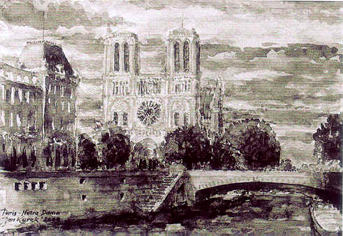 Jan Kurek. Paris - Notre Dame'2000