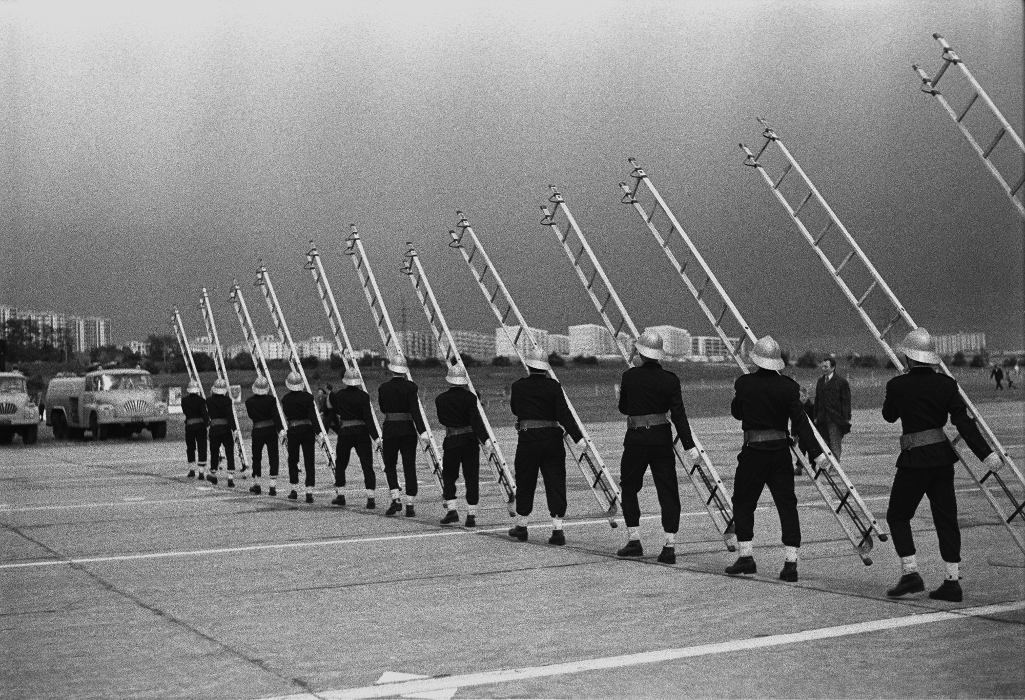Pokazy strażackie Czyżyny 1972 Fot.: Jan Zych