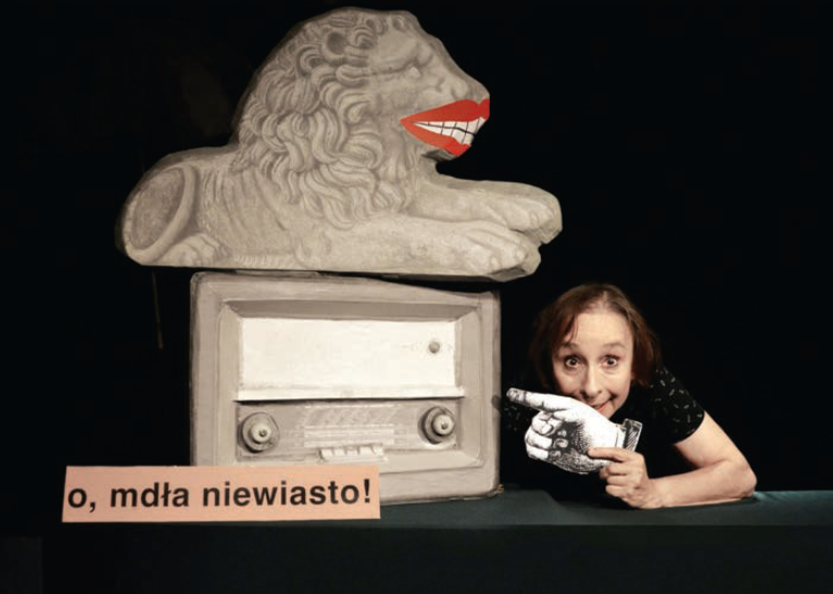 Ziuta Zającówna w „Limerycznym świecie Wisławy” Fot.: Barbara Guzik