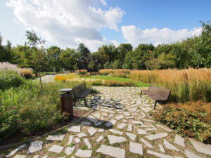Park kieszonkowy Ogród nad stawem. Fot.: Michał Pierewicz