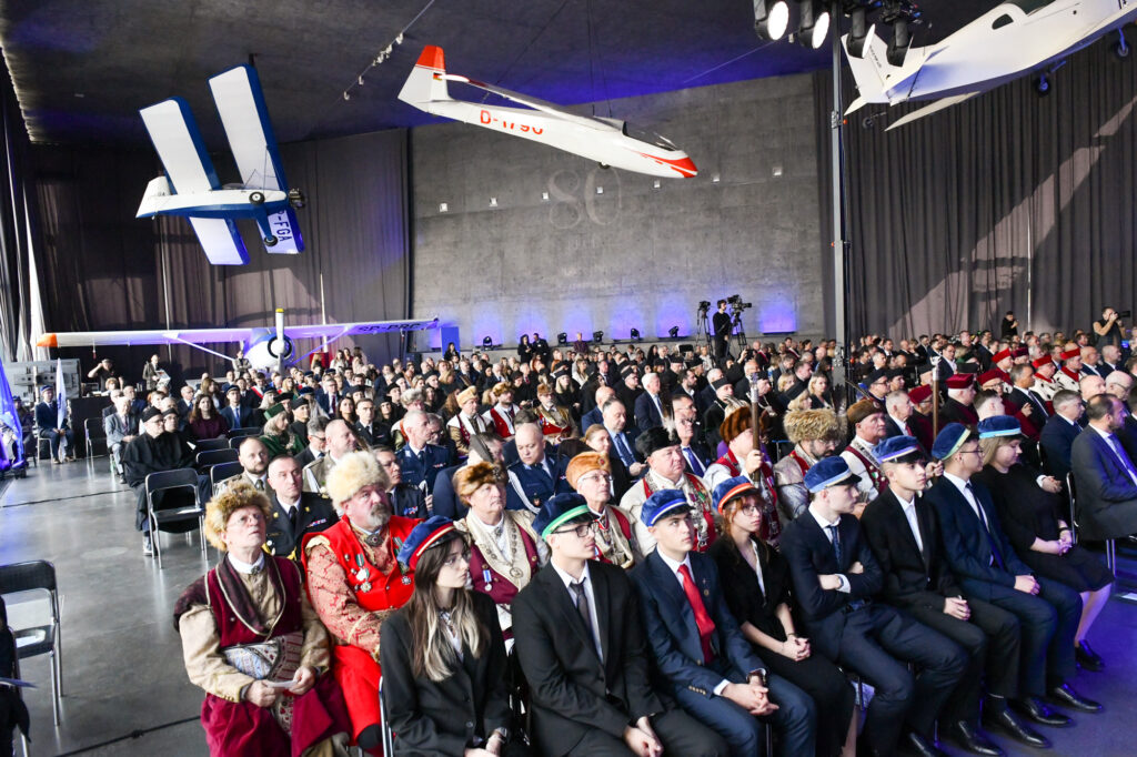 Uroczystości inauguracji roku akademickiego 2025/2026 w Muzeum Lotnictwa Polskiego w Krakowie Fot: Jan Zych