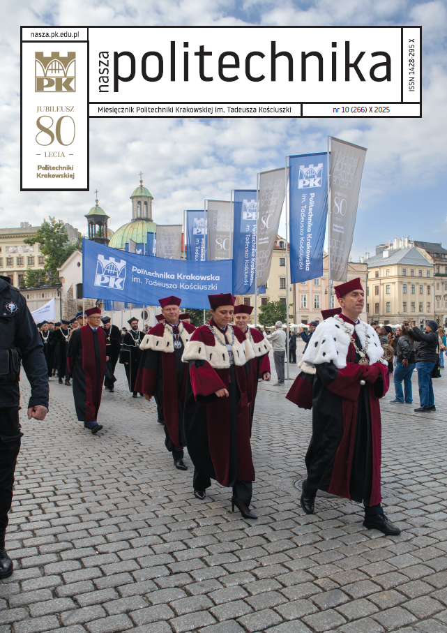 "Nasza Politechnika" nr 10 (266) październik 2025 okładka