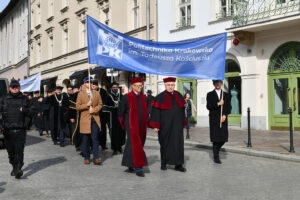 Inauguracja roku akademickiego 2025/2026 Politechniki Krakowskiej: pochód ulicami Krakowa Fot.: Jan Zych
