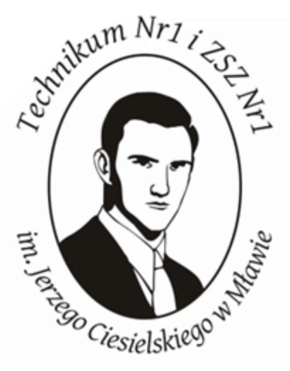 Logotyp Technikum nr 1 i ZSZ w Mławie