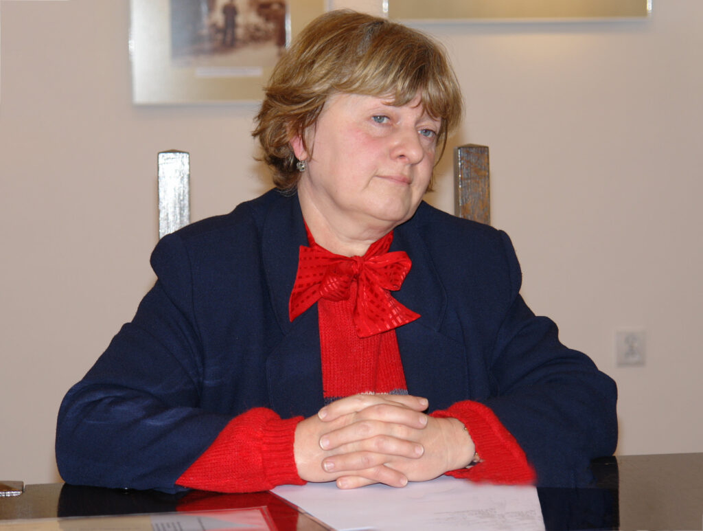 Maria Molo-Gąsiorek,
związana z Muzeum
PK od momentu jego
powstania, kierownik
jednostki w latach
2004–2006
Fot.: Jan Zych