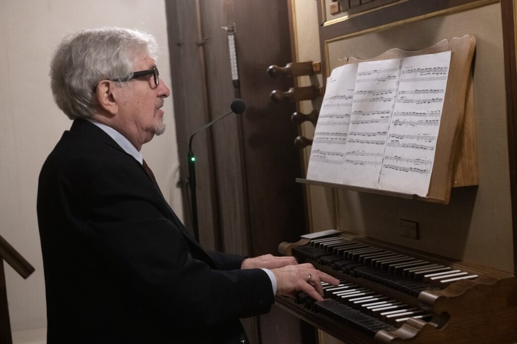 Muzycznym akcentem jubileuszu 50-lecia WIEiK był koncert organowy profesora Gembalskiego w Bazylice św. Floriana Fot.: Jan Zych