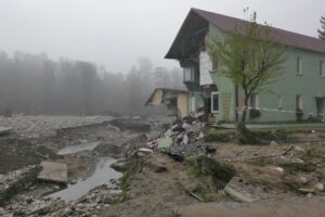 Zniszczenia z powodzi we wrześniu 2024r. w Stroniu Śląskim Fot.: Krzysztof Radzicki