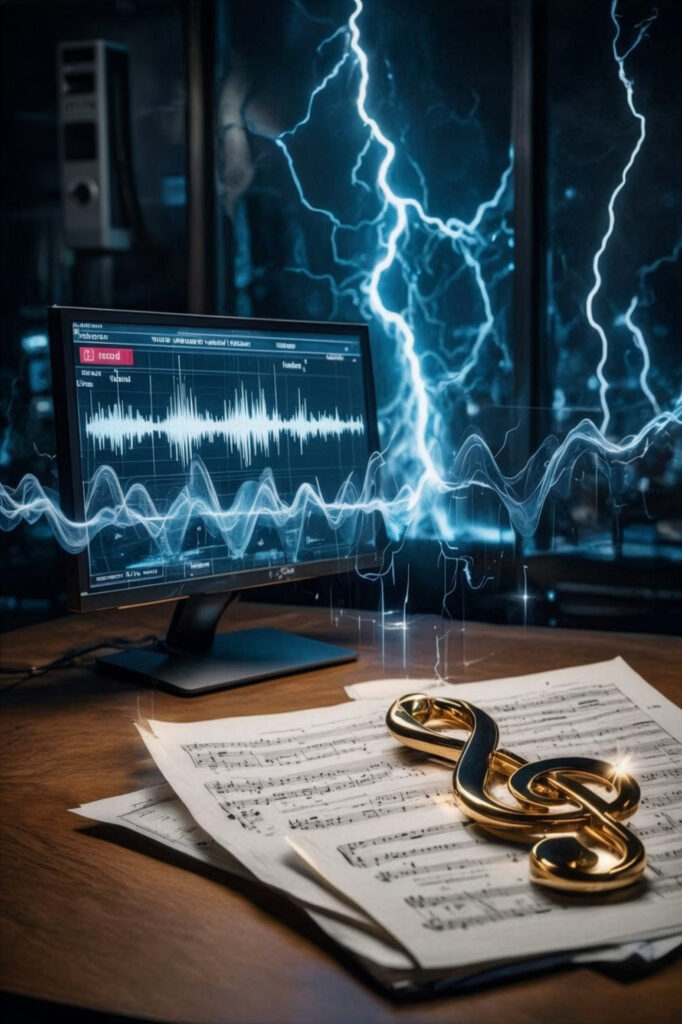 Monitor i muzyka Graf.: AI Jan Zych