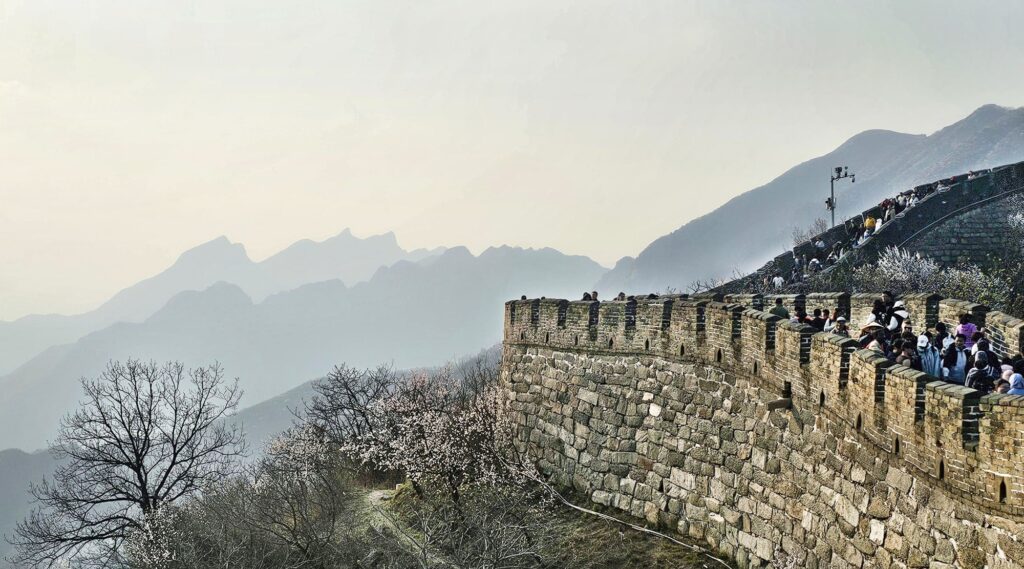 Chiny, fragment Wielkiego Muru Fot.: Jan Kurek