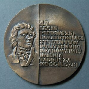 Medal wybity z okazji 40-lecia PK
Fot.: Jan Zych