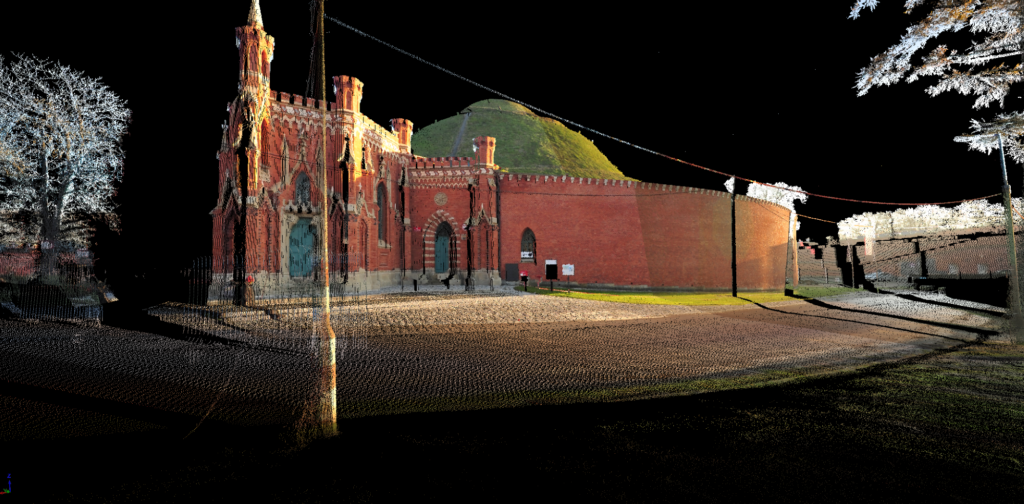Skanowanie laserowe tworzy trójwymiarowy model obiektu; na ilustracji Kopiec Kościuszki Graf.: Dariusz Szwarkowski