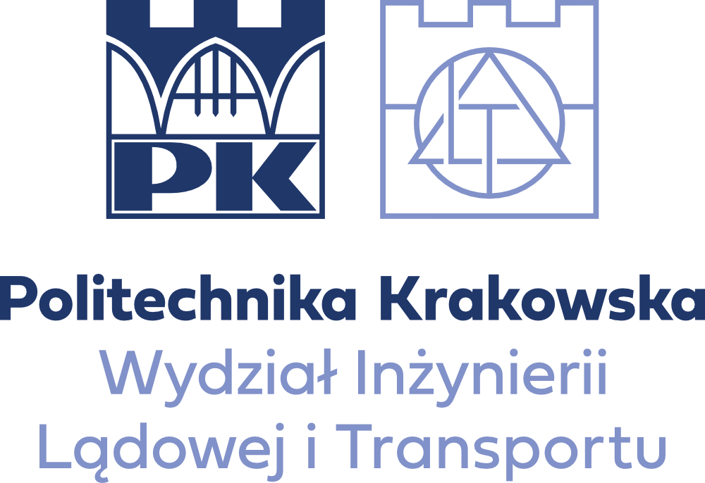 Nowy logotyp Wydziału Inżynierii Lądowej i Transportu Politechniki Krakowskiej - wariant symetryczny Graf.: Księga Identyfikacji Wizualnej PK