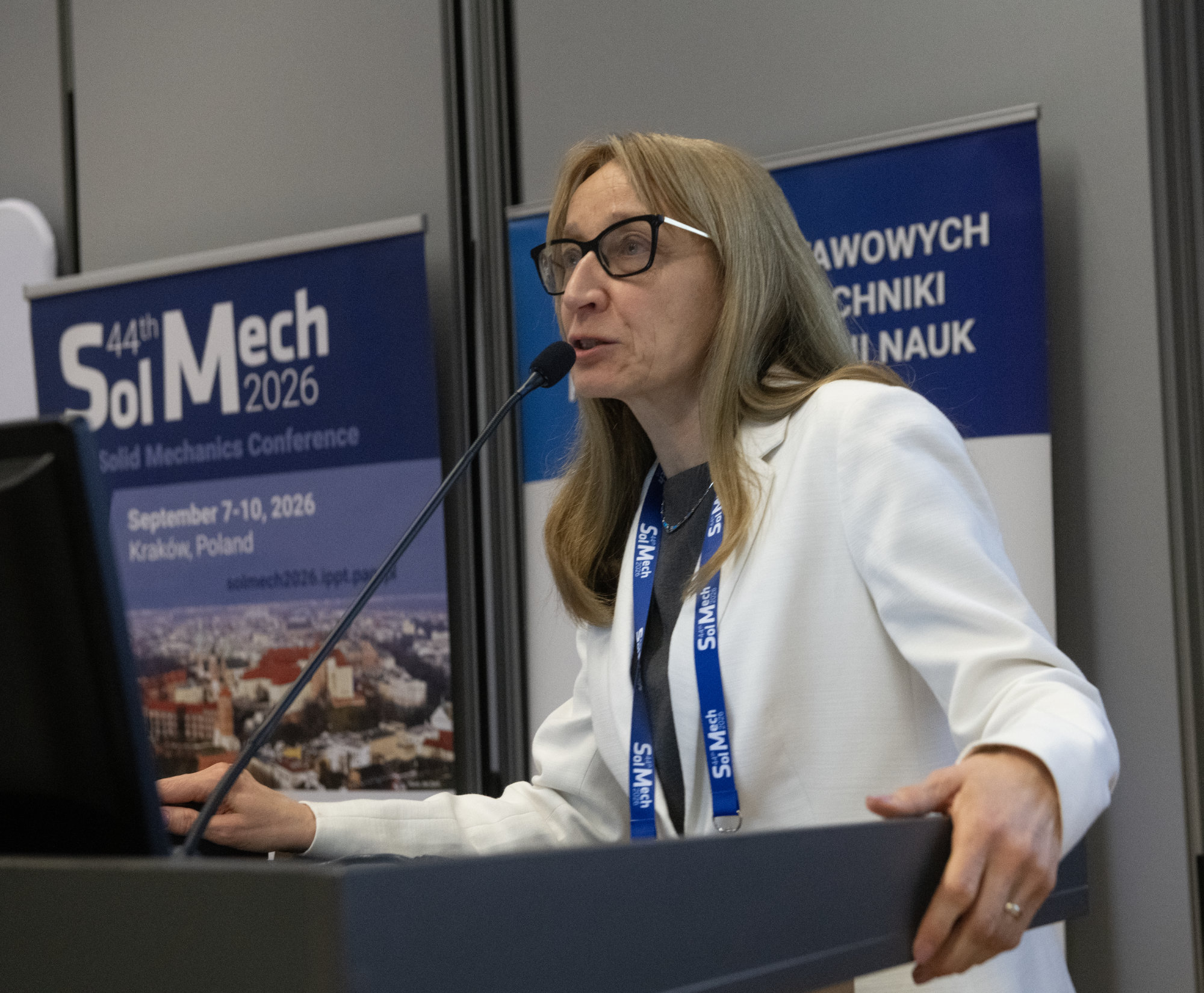 44. konferencji SolMech przewodniczyła Katarzyna Kowalczyk-Gajewska Fot.: Jan Zych