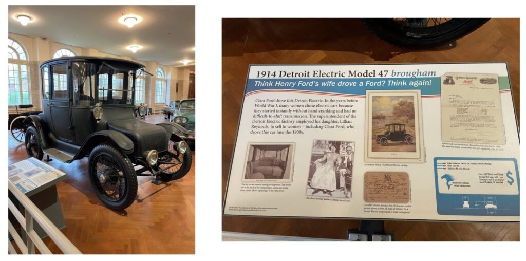 Detroit Electric Fot Piotr Bielaczyc - Nasza Politechnika Elektryczny samochód Detroit Electric Model 47 z roku 1914. Jeździła nim żona Henry'ego Forda Fot.: Piotr Bielaczyc