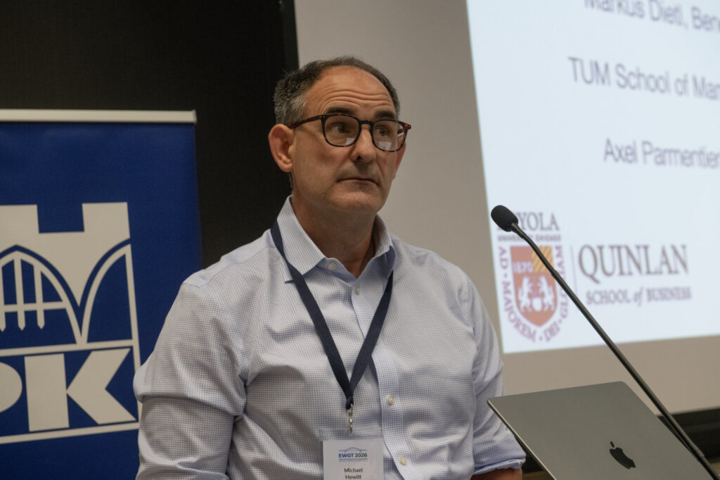 Michael Hewitt z Uniwersytetu Loyoli w Chicago Fot.: Jan Zych
